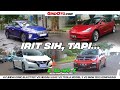 Hyundai Ioniq Electric VS Nissan Leaf VS Tesla Model 3 VS BMW i3s | Komparasi | GridOto