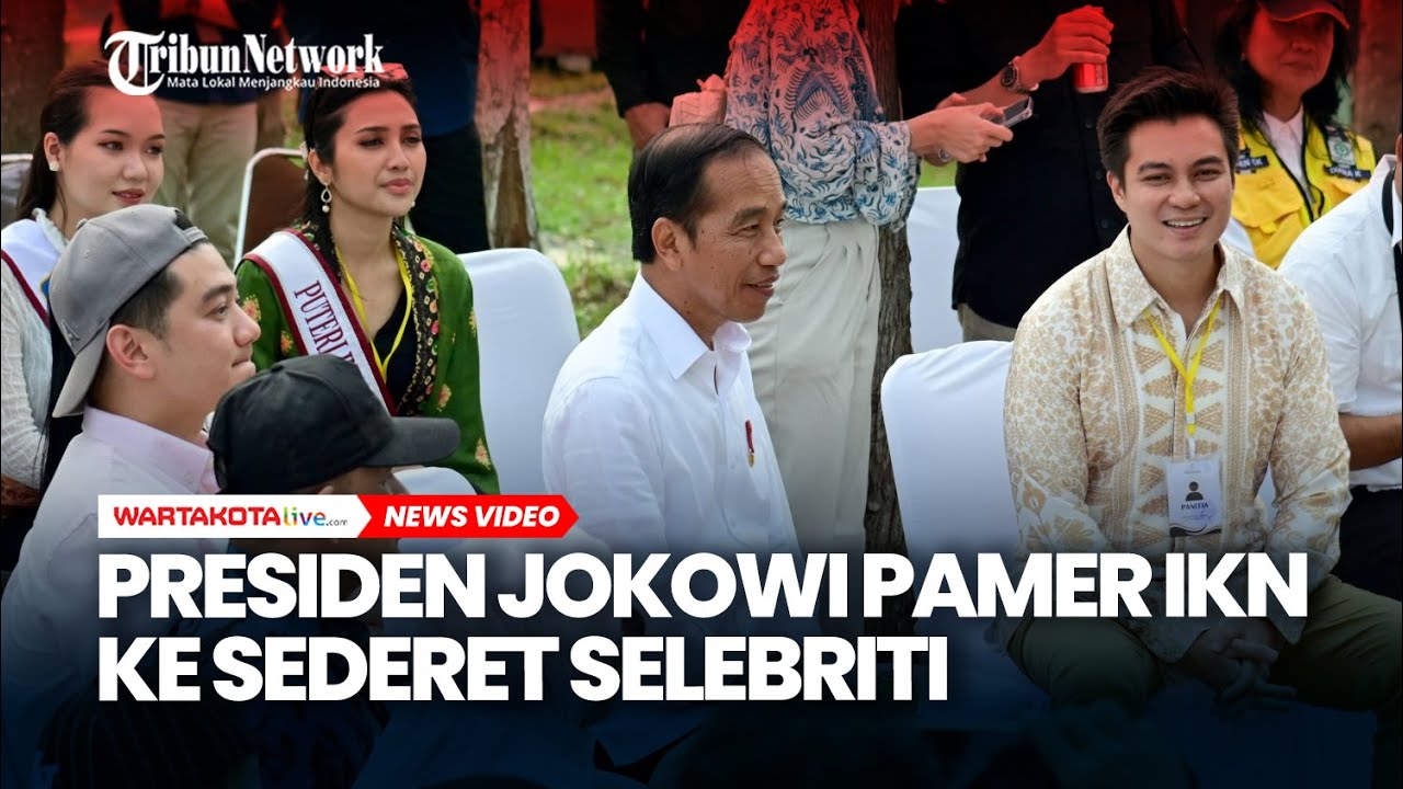 Kala Presiden Jokowi Pamerkan Progres Pembangunan IKN Ke Sejumlah Artis ...