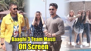 Baaghi 3 Team Masti OFF SCREEN | Behind the Scenes | Tiger Shroff, Shraddha Kapoor, Riteish Deshmukh