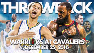 NBA Throwback: Warriors vs Cavaliers Extended Highlights | December 25, 2016