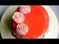 Beautiful homemade cake decoration step by step/