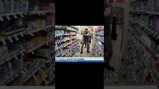 CVS thieves caught on camera in Maryland #cctvcaught #caughtoncamera #cctvclips #truecrimeshorts