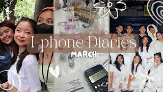 I-phone Diaries: MARCH ☀