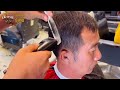 កាត់សក់មុនស្សចាស់how to haircut old man in cambodian barber shop 🇰🇭💈