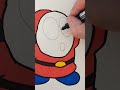 Drawing Shy Guy with Posca Pens - Super Mario Bros