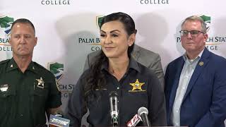 PBSO/Palm Beach State College Shooting Threat Press Conference