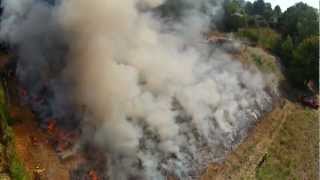 RFTC: Flying FPV over Controlled Burn / Wildland Firefighting Exercise (Hot!)