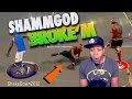 The SHAMMGOD Killed His ANKLES TWICE! - NBA 2K17 MyPark 3v3