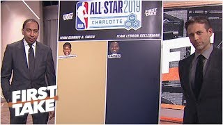 Stephen A. & Max mock draft LeBron's and Giannis' picks for the 2019 NBA All-Star Game | First Take