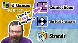 NYT Connections, Mini Crossword, and Strands | Oct 16, 2024