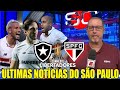 MANHÃ AGITADA NO SÃO PAULO! SÃO PAULO X BOTAFOGO COPA LIBERTADORES! ULTIMAS NOTÍCIAS DO SÃO PAULO