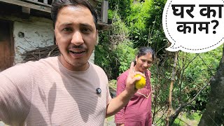 पुराने वाले घर से नीचे गिरते-गिरते बच गया || Pahadi Lifestyle Vlog || Cool Pahadi