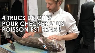 How to tell if a fish is fresh with chef Julien Dumas at Lucas Carton !