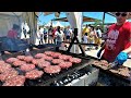 Spain Street Food. Burger's Paradise at 'Meat Carnival' in Valencia