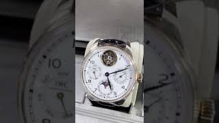 IWC 葡萄牙系列萬年曆陀飛輪腕錶