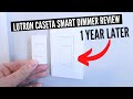 Lutron Caseta Smart Dimmer Light Switch Review (1 YEAR LATER)