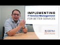 Implementing IT Service Management ITSM for better IT services