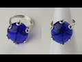 Wire Prong Ring Glass Cabochon Jewelry Making Tutorial