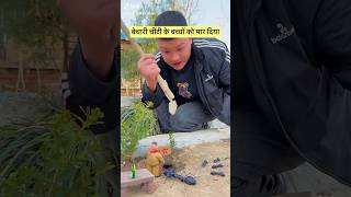 बेचारी चींटी के बच्चों को मार दिया 🥹mini wood toy~Wood working art skill/ Wood/ hand crafts /