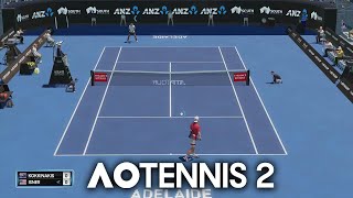 AO Tennis 2 - Thanasi Kokkinakis vs. John Isner (Adelaide International 2)