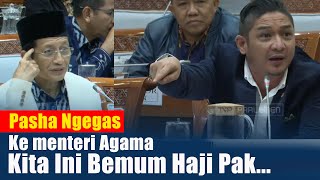 Pasha Ngegas Ke MenteriAgama, Kita Ini Belum Haji Pak Menteri