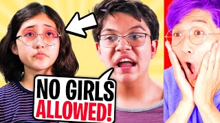 Boys KICK OUT GIRL From School Club, They Instantly Regret It! (LANKYBOX REACTS TO DHAR MANN)