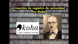 Creación de registro de autoridad en Koha