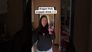 Snapple Dragon Fruit Juice Drink🐉🤩 tastes like candy #shorts #snapple #dragonfruit #aesthetic