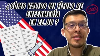 ¡Conviértete en RN en EE. UU.! Validación de título fácil 🇺🇸