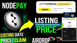 Nodepay Airdrop Price | Nodepay Airdrop Listing Date | Nodepay Airdrop Claim | New Update |Gateio