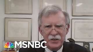 John Bolton Encourages Trump To 'Let The Full Transition Process Proceed' | Katy Tur | MSNBC