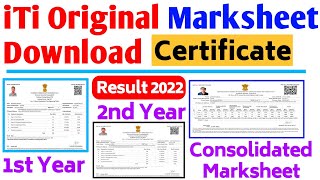Iti Marksheet Kaise Download Kareiti Original Certifica Doovi