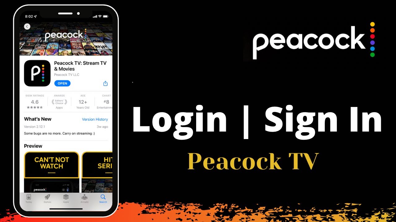 Peacock Tv : Sign In | How To Login To Peacock App - YouTube