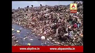 Congress Opposition leader protest at Jamnagar Corporation on garbage