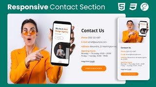 Create a RESPONSIVE CONTACT SECTION That Works on Any Device!