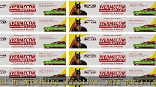 Durvet Ivermectin Paste Equine Dewormer - 12 Pack