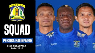 DAFTAR SKUAD PERSIBA BALIKPAPAN TERBARU DI LIGA NUSANTARA 2024/2025