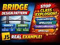 25. Bridge Design Pattern in JavaScript | Real World Payment System Example | Structural Patterns