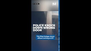 Doorbell camera shows St. George police respond to wrong address with sledgehammer