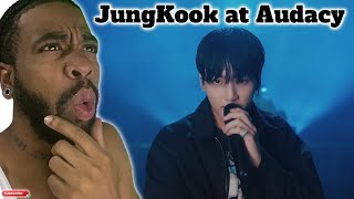 INSANE REACTION to 정국 (Jung Kook) Live at Audacy