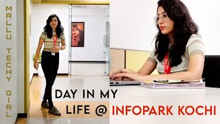 Day in my life at Infopark Kochi #infoparkkochi #infopark #worklife @mallutechygirl