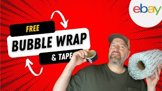 How to get FREE Bubble Wrap \u0026 Packaging Tape‼️