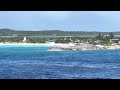 Our favorite island half moon cay. So much fun and gorgeous views leaving port