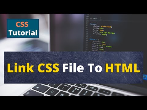 CSS Tutorial: How To Link CSS File To HTML | External CSS In HTML - YouTube