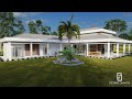 CASA DE CAMPO MODELO EM L COM 3 SUITES  -  ( P - 164)