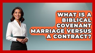 What Is A Biblical Covenant Marriage Versus A Contract? - Christian Womens Guidance