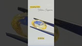 AAA Quality Cylon Yellow Sapphire Gemstone in India | HTPGEMSTONES |