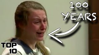 Top 10 Teenagers Who Freaked Out After Given A Life Sentence