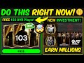 FREE 103 OVR Player [Best Tips to Get] - NEW INVESTMENT To EARN MILLIONS | Mr. Believer