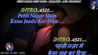 Pehli Nazar Mein Kaisa Jaadu Kar Diya Karaoke With Scrolling Lyrics Eng. & हिंदी